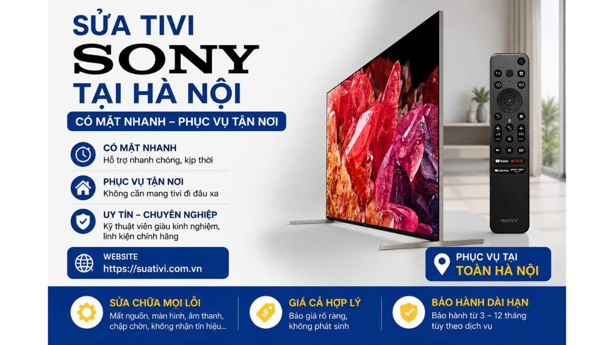 Vì Sao Khách Hàng Tin Chọn sửa tivi Sony của Suativi.com.vn?
