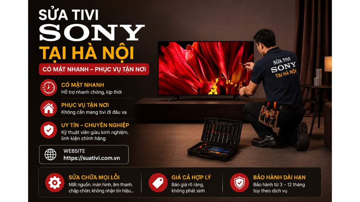 Gọi Ngay Dịch Vụ Sửa Tivi Sony Tại Hà Nội – Tư Vấn Miễn Phí